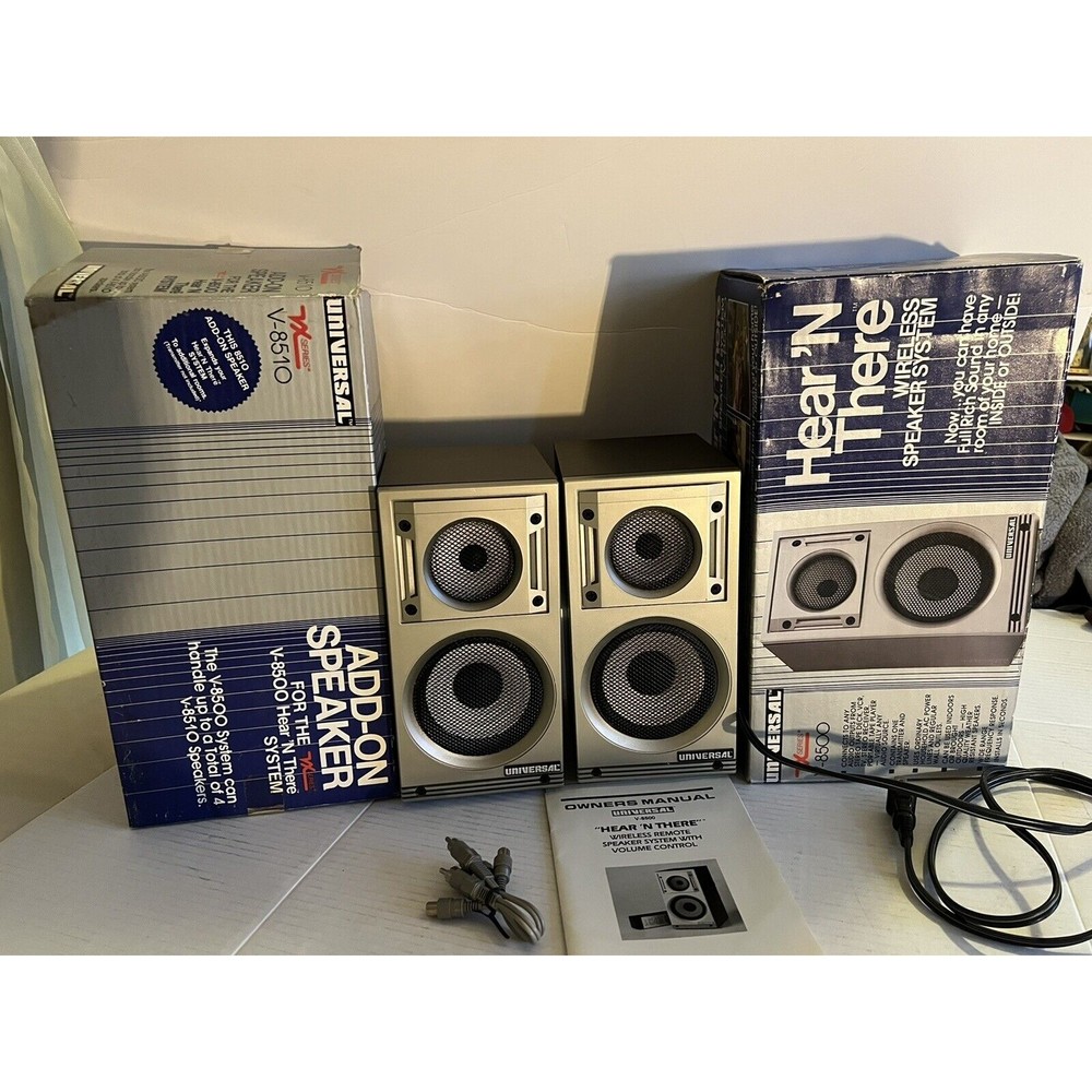 Universal VX series 8500 System And V-8510 Expands Your Hear "N" There  Speakers